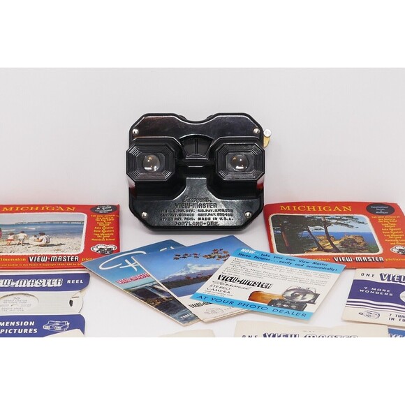 Sawyers View Master 3-D Stereoscope & View Master Reels Lot - Picture 2 of 12